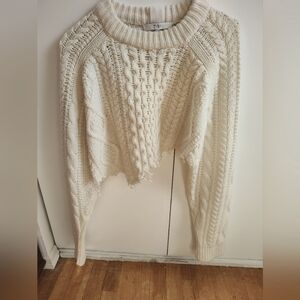 Tibi Aran cable wool sweater size s/m